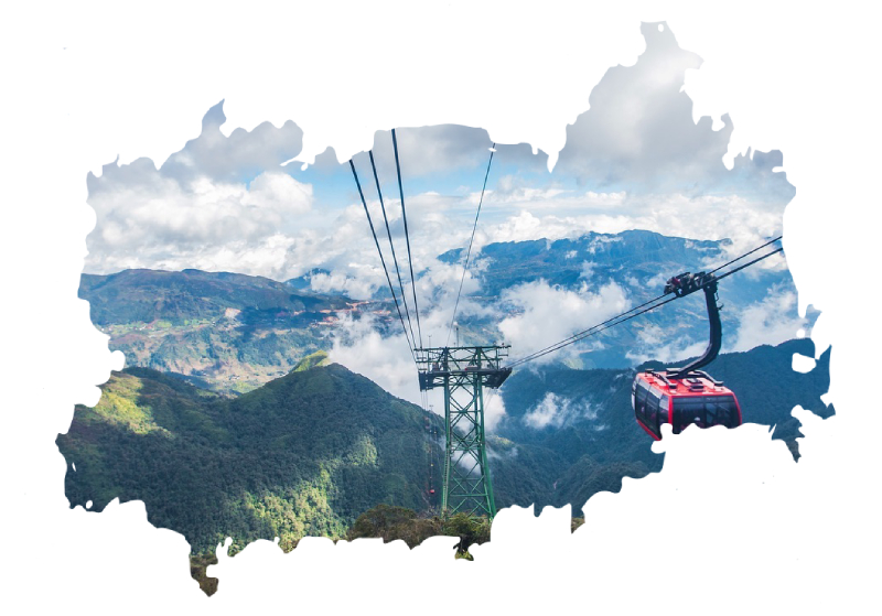 Fansipan cable car hits two world records.