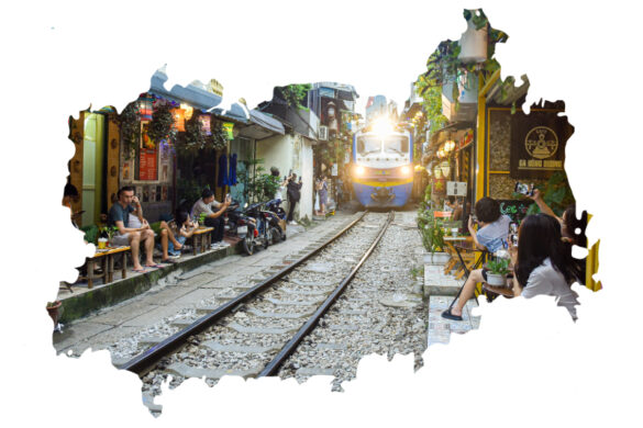 Hanoi train street